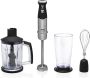 Princess 221221 Staafmixer Hand blender Extreem Krachtig – 1000 Watt 4-in-1 Staafmixerset - Thumbnail 1