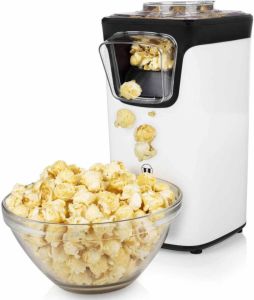 Princess 292986 Popcornmachine – Popcornmaker – Klaar in 3 minuten zonder olie 1100W Met navulopening