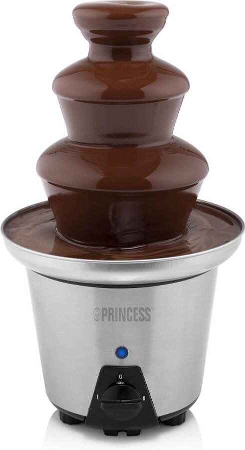 Princess 292998 Chocoladefontein XL – Chocolade fondue 3 Lagen – Warmhoudfunctie 90W