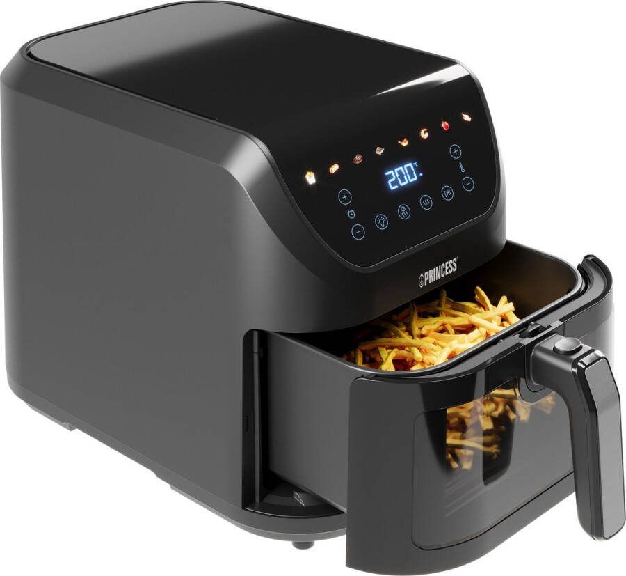Princess Airfryer 182258 Heteluchtfriteuse 8 liter Zwart 2000 W