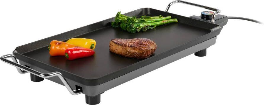 Princess Bakplaat 102240 Table Chef Superior Grillplaat Gourmet 46x26 cm 2500W 2 meter snoer Regelbare thermostaat Voor 6 personen Teppanyaki