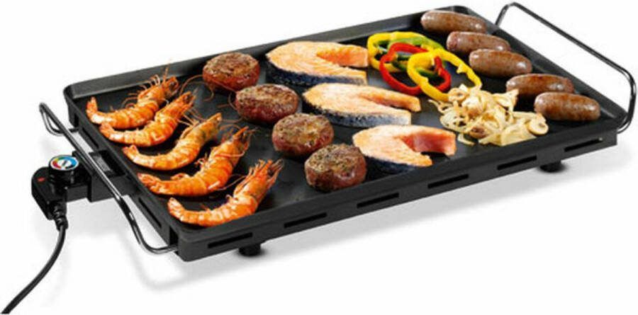 Princess Bakplaat 102325 Table Chef Classic Grillplaat Gourmet 60x36 cm 2500W 2 meter snoer Regelbare thermostaat Voor 8 tot 10 personen Teppanyaki