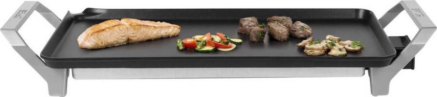 Princess Bakplaat 103110 Table Chef Premium Grillplaat Gourmet Groot 46x26 cm 2500W Regelbare thermostaat 1.5 meter snoer Teppanyaki Dubbel verwarmingselement Extra snel warm