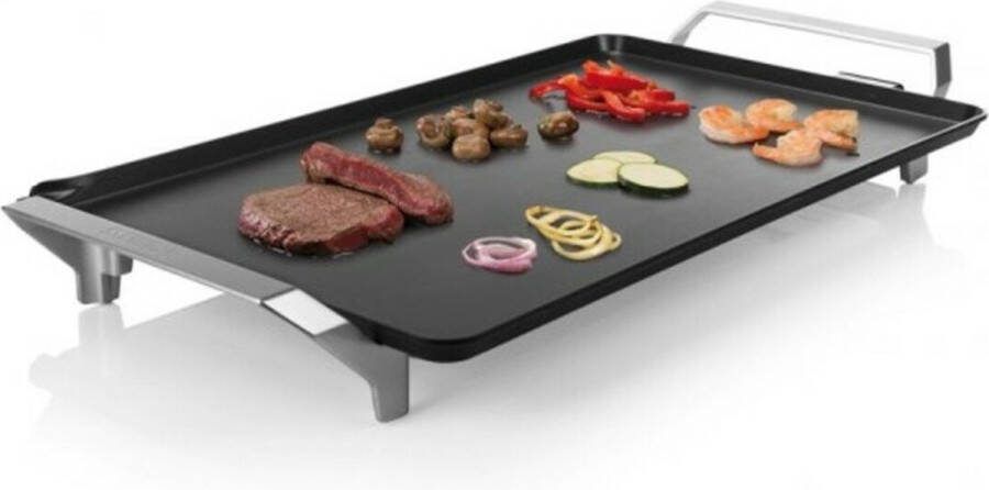 Princess Bakplaat 103120 Table Chef Premium Grillplaat Gourmet Groot 60x36 cm 2500W Regelbare thermostaat 1.5 meter snoer Teppanyaki Dubbel verwarmingselement Extra snel warm