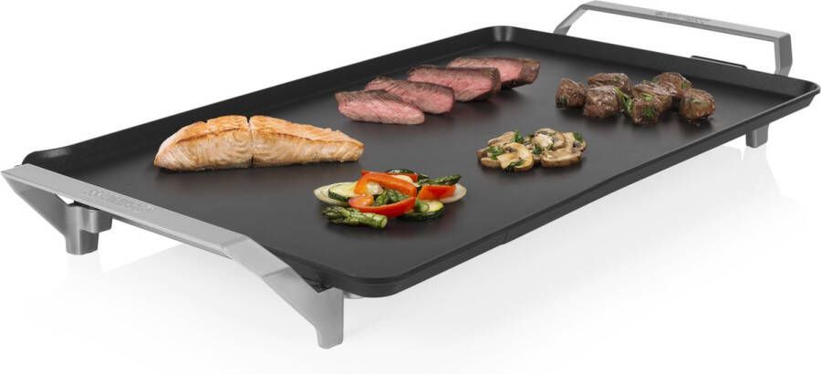 Princess Bakplaat 103120 Table Chef Premium Grillplaat Gourmet Groot 60x36 cm 2500W Regelbare thermostaat 1.5 meter snoer Teppanyaki Dubbel verwarmingselement Extra snel warm