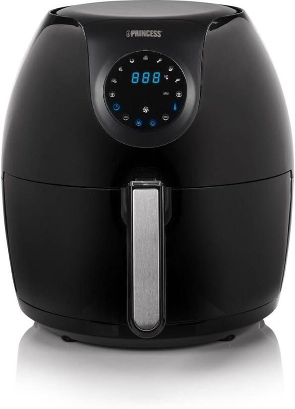 Princess Digitale Family Airfryer XXL 182050 Heteluchtfriteuse Groot 5 2 liter Inclusief gratis bakvorm 7 voorgeprogrammeerde programma's 1700 W Zwart