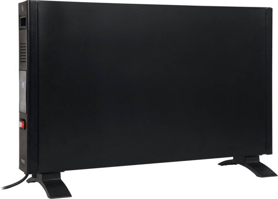 Princess Elektrische kachel Smart Convector Verwarming 348320 Paneel heater Regelbare thermostaat LED-display Zwart