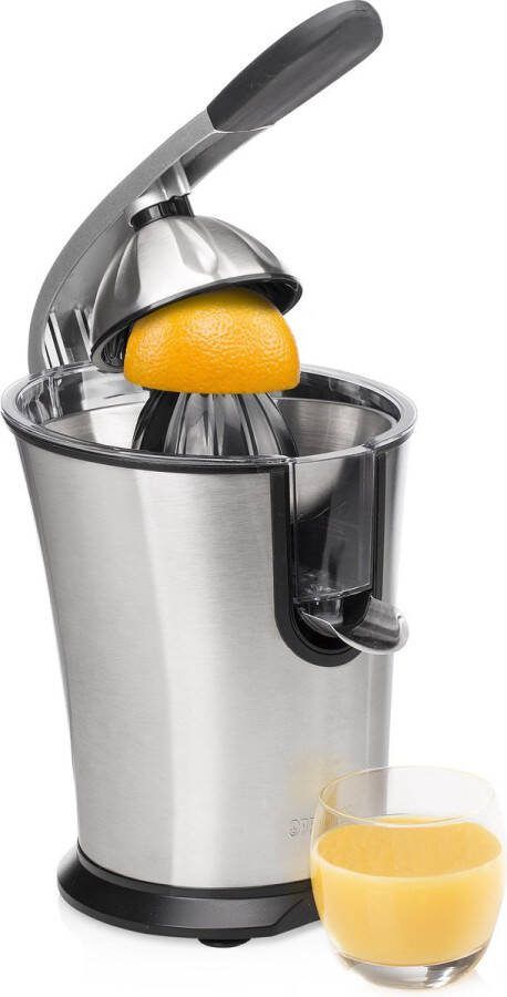 Princess Master Juicer 201851 Elektrische Citruspers Druppelstop Universele perskege 160 W RVS