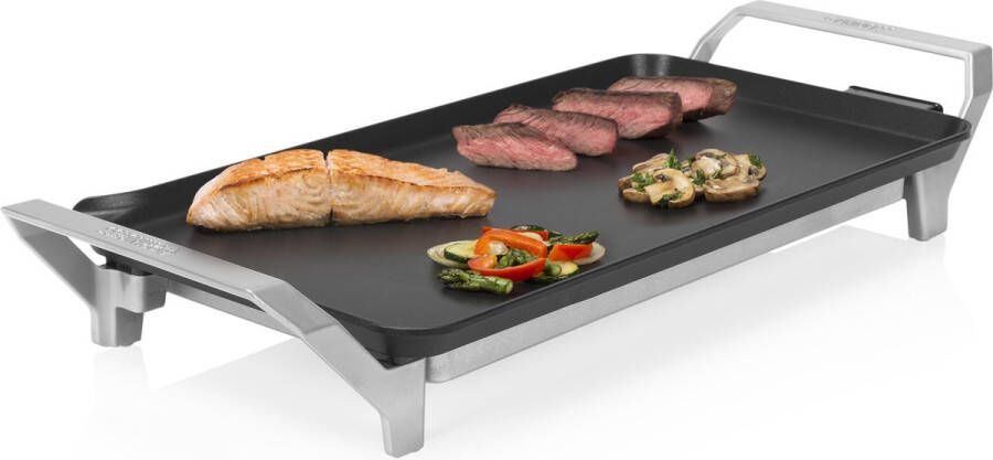 Princess Table Chef Premium 103100 Grill & Bakplaat Gourmet 43x23 cm Regelbare thermostaat 2000 Watt