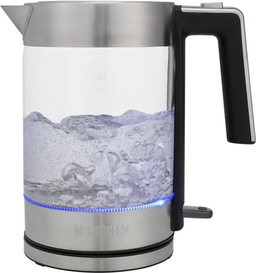 Princess Waterkoker London 236041 – 1.7 liter – 360⁰ draaibaar 2200W Glas