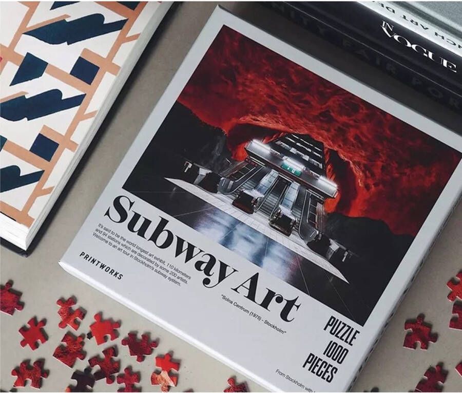 Printworks Puzzle Subway Art (fire) (pw00501) puzzles