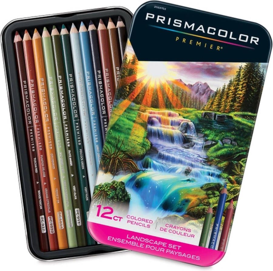 Prismacolor Premier Landscape Set 12 stuks Kleurpotloden