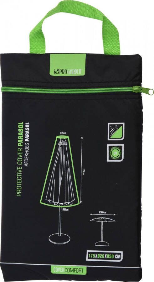 Pro Garden Home Essentials Afdekhoes voor ParasolZwart