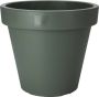 Pro Garden Plantenpot bloempot Botanic Tuin buiten kunststof donkergroen Dia 50 cm rond - Thumbnail 1