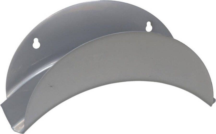Pro Garden Progarden Tuinslanghouder metaal zilver 28 x 13 x 13 cm wandbevestiging