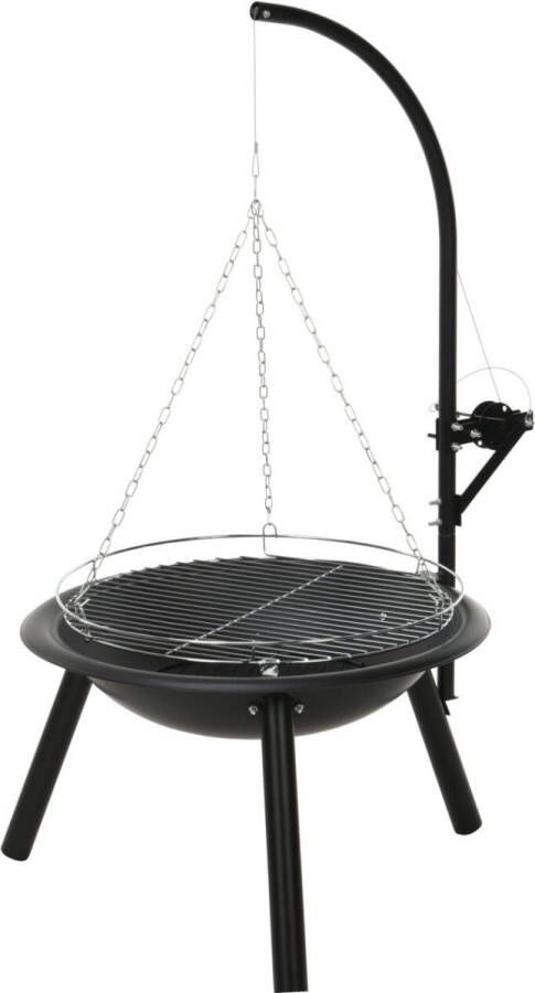 Pro Garden ProGarden Vuurschaal met barbecuerooster BBQ 55 cm