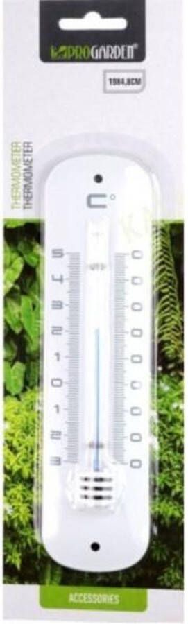 Pro Garden Thermometer metaal 19 cm 3 assorti