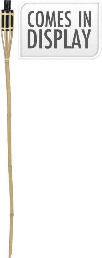 Pro Garden Tuinfakkel Nature 120 Cm Bamboe Lichtbruin