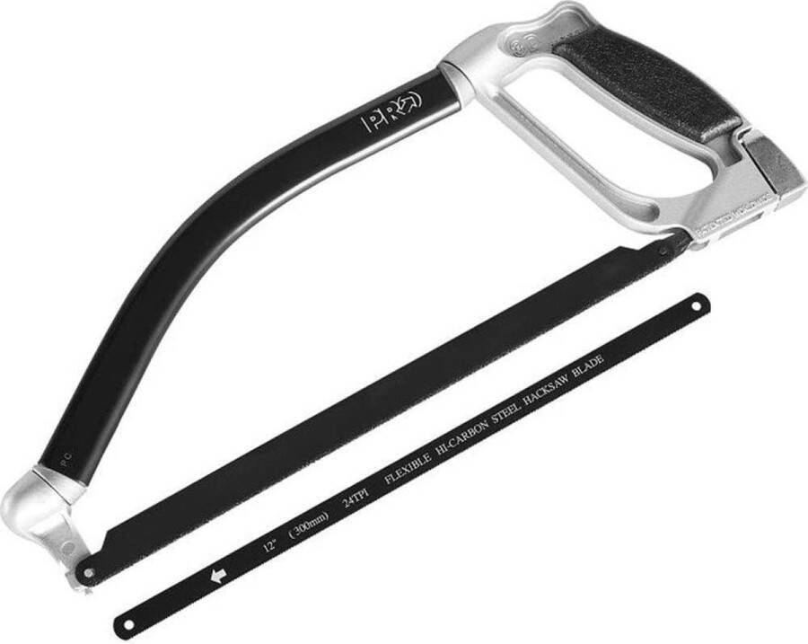 Pro Handzaag Carbon-aluminum 30 Cm Staal Zwart zilver