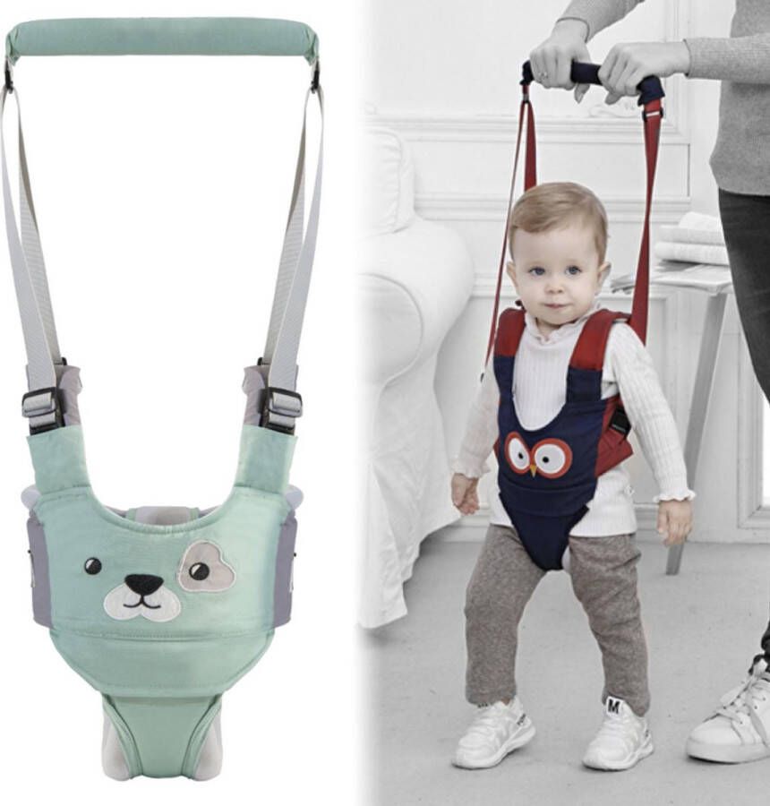 Pro Kiddo Baby Walker Alternatief Loopwagen | Baby Loopstoeltje Groene Beer