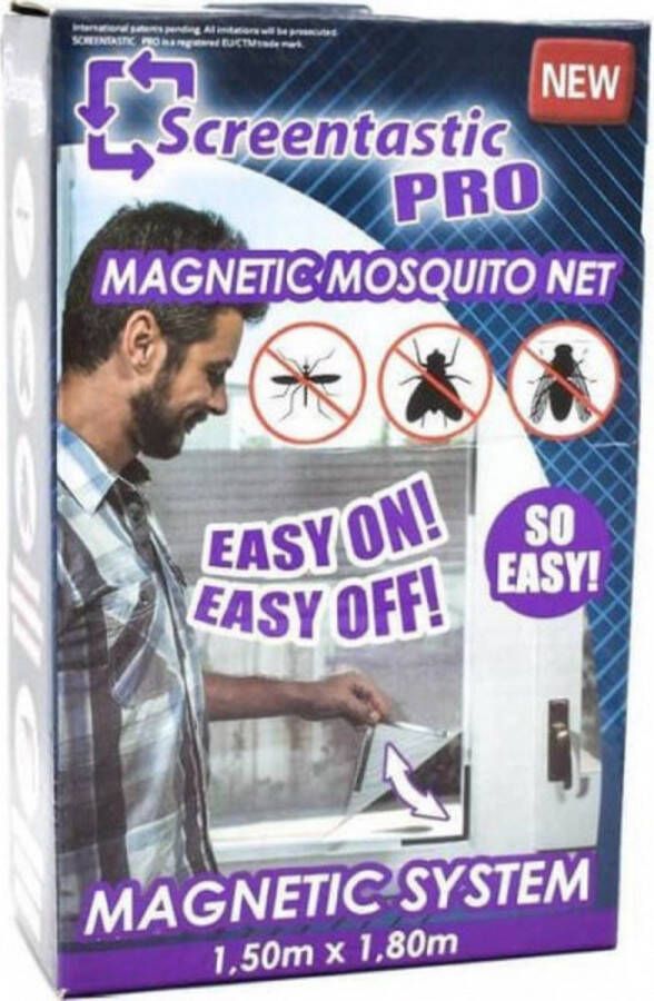 Pro Magnetisch Horrengaas Raamhor Anti-Muggen vliegen insecten 150x180cm