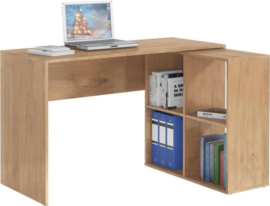 Pro-meubels Bureau Orlando Hoekbureau Computertafel Eiken