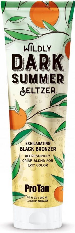 Pro Tan WILDLY DARK SUMMER SELTZER™ EXHILARATING BLACK BRONZER Zonnebankcreme Bronzer 280ml