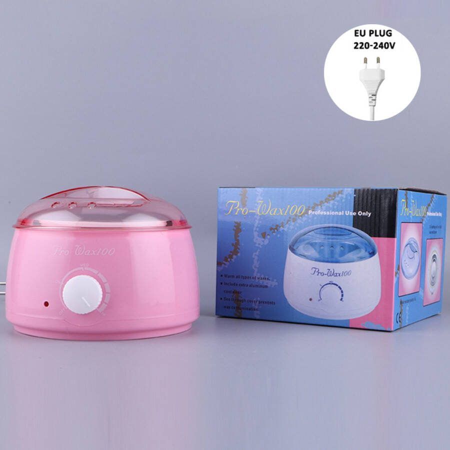 Pro-Wax100 Wax Apparaat Wax Beans Wax Heater Roze