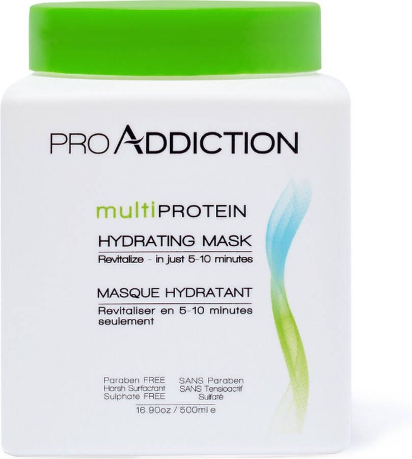 ProAddiction Hydrating Mask 500ml Haarmasker beschadigd haar