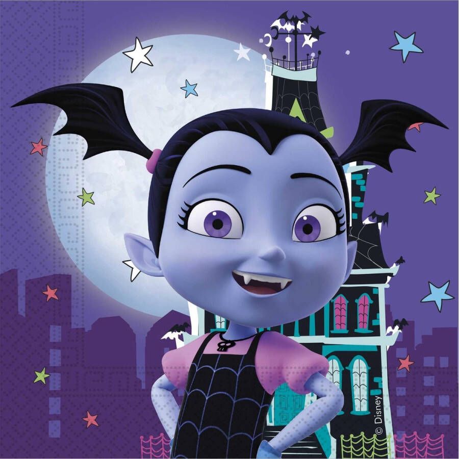 Procos 20 papieren Vampirina servetten Decoratie > Papieren servetten