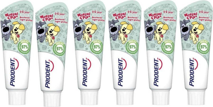Prodent Tandpasta Woezel en Pip 6 x 75 ml
