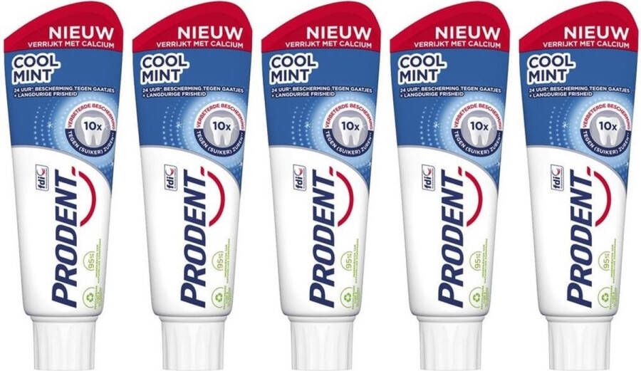 Prodent Cool Mint Tandpasta 5 x 75 ml