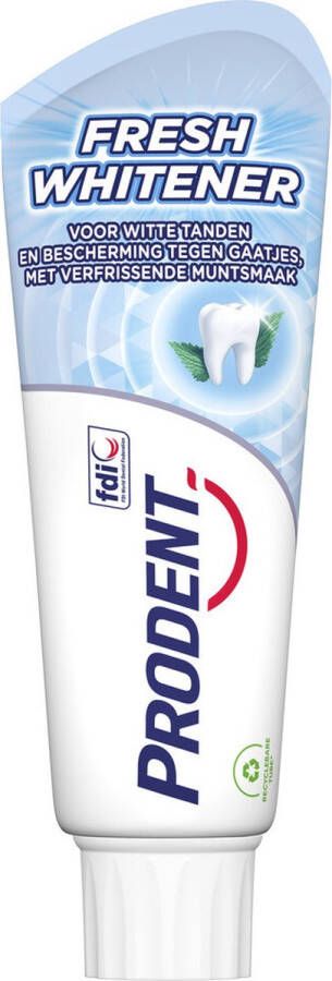 Prodent Fresh Whitener Tandpasta 12 x 75 ml Voordeelverpakking