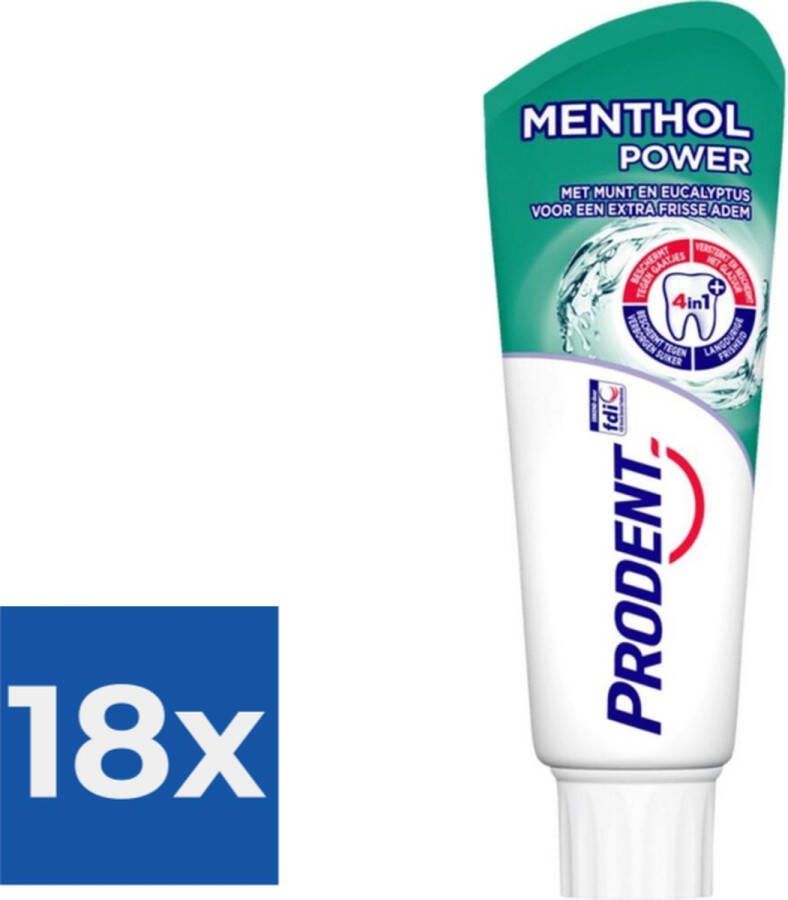 Prodent Menthol Power 75 ml Voordeelverpakking 18 stuks