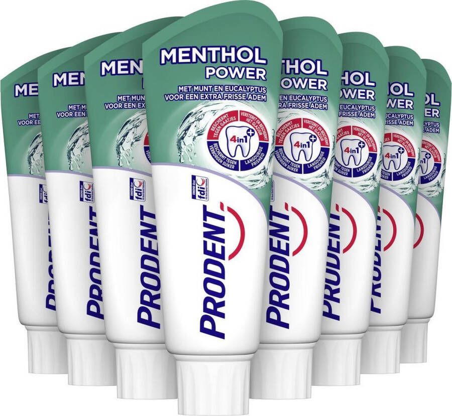 Prodent Menthol Power Tandpasta 12 x 75 ml Voordeelverpakking