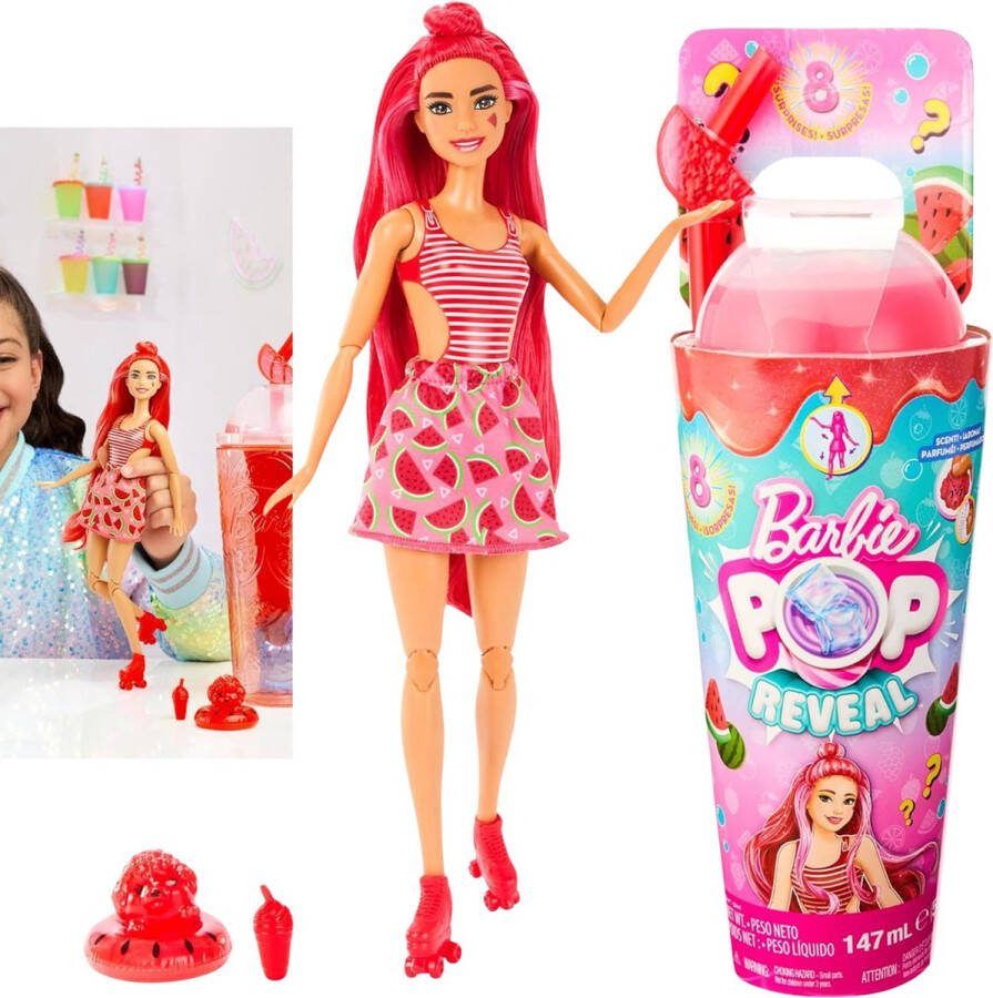 PRODUKT Barbie Pop Reveal Watermeloenlimonade Pop Fruit Juice Serie