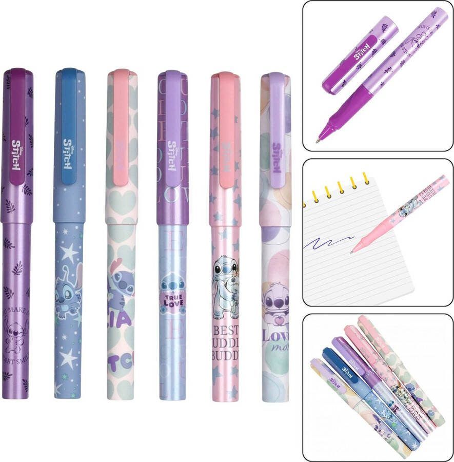 PRODUKT DISNEY Stitch Gelpen met willekeurig ontwerp blauwe inkt