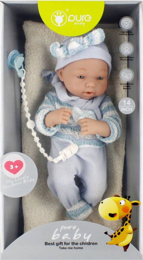 PRODUKT MEGA CREATIEF Babypop 35 cm met accessoires voor vanaf 3 jaar