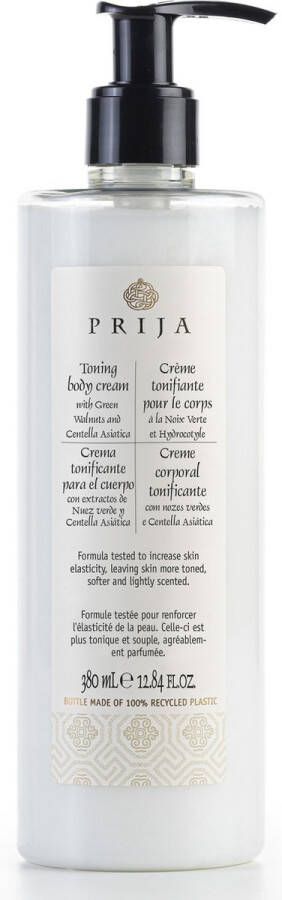 PRODUKT PRIJA Verstevigende bodycrème met walnootextract pompje 380 ml