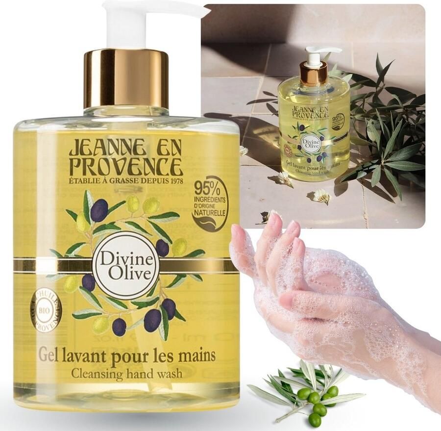 PRODUKT Jeanne en Provence Divine Olive milde vloeibare handzeep