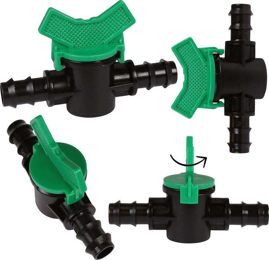 PRODUKT Lineaire Klep met Twee Pluggen voor 16mm Slang