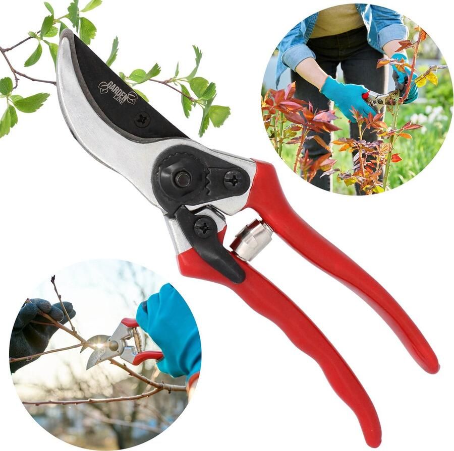PRODUKT Tuin snoeischaar heggenschaar 20 cm snoeischaar voor struiken en takken