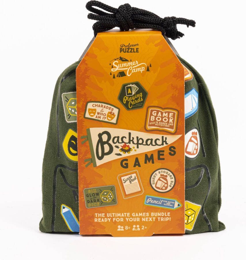 Professor Puzzle Backpack Games Kaartspel Engelstalig