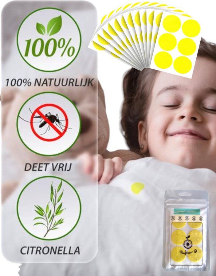 Professor Q Anti-Muggen Stickers 60 stuks