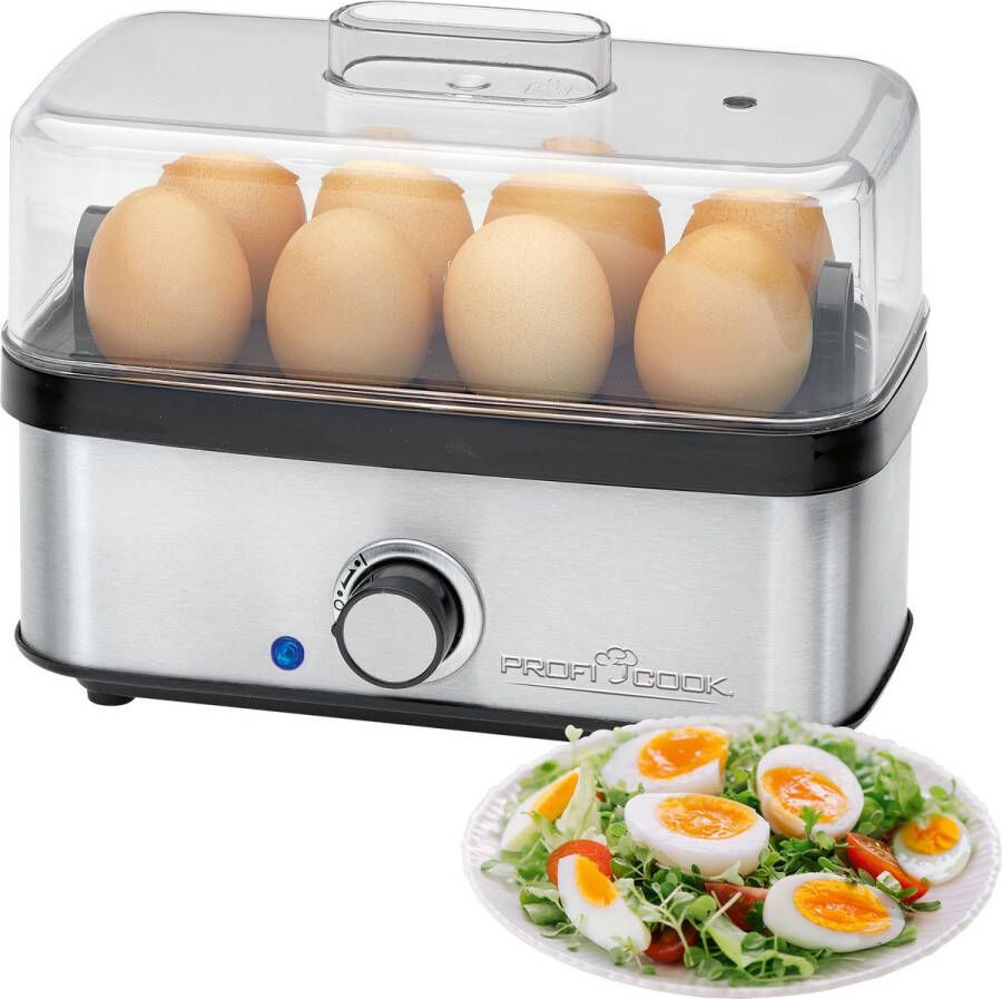 Proficook EK 1275 Eierkoker 8 eieren omelet en pocheerfunctie