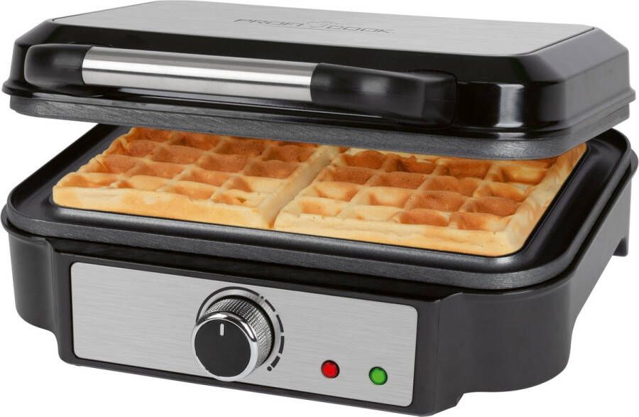 ProfiCook WA 1240 Wafelijzer voor 2 Belgische wafels 1000 Watt