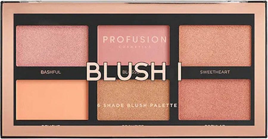 Profusion Blush I Koude en warme kleuren Contouren 6 mooie tinten