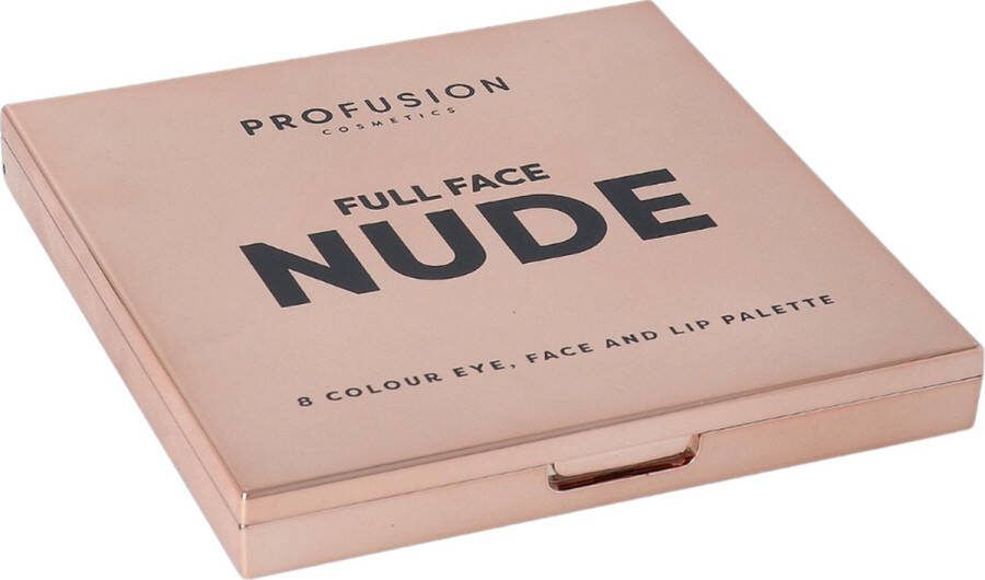 Profusion Full Face 8 Kleur Oog- Gezichts- en Lippenpalet Multi-Finish Oogschaduw Highlighter Bronzer Blush & Lippenstiften