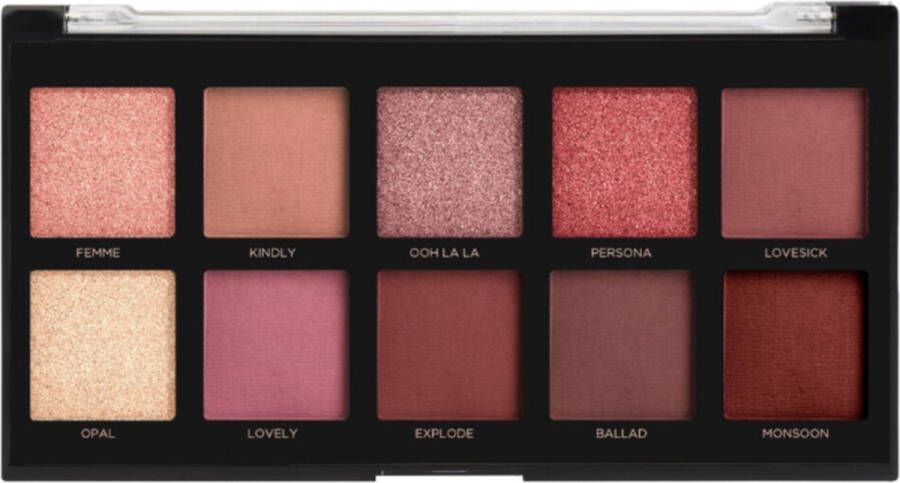 Profusion Oogschaduw Artistry Mini Palette Oogschaduw Palette Oogschaduw Primer 10 kleuren Mauves