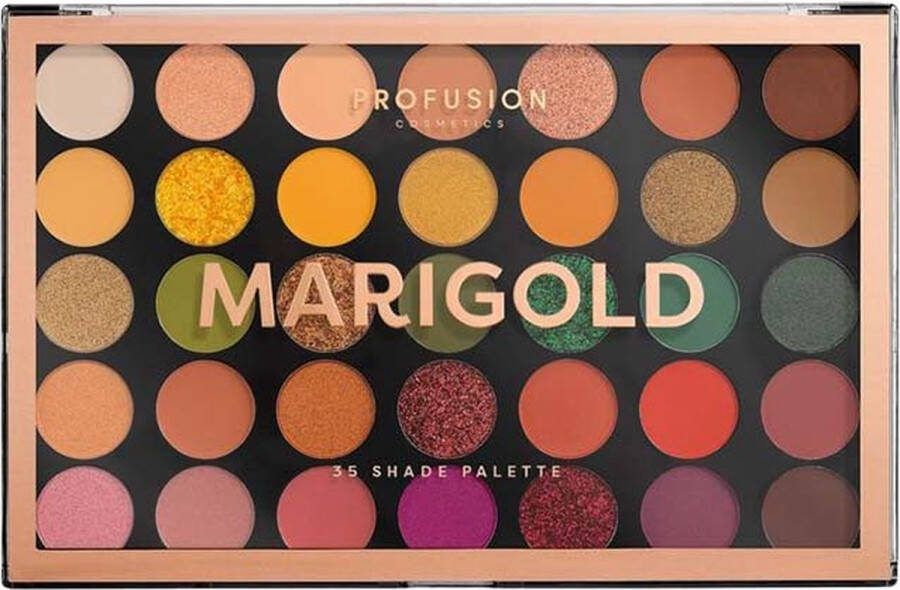 Profusion Oogschaduw Master Artistry Palette Oogschaduw Palette Oogschaduw Primer 35 kleuren Marigold